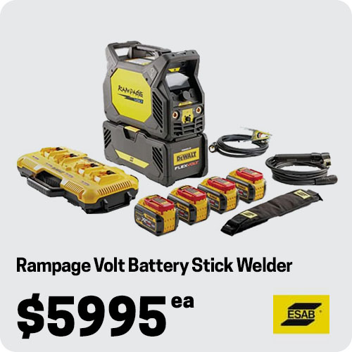 ESAB E400800200 Rampage Volt ES200I Battery Stick Welding Machine